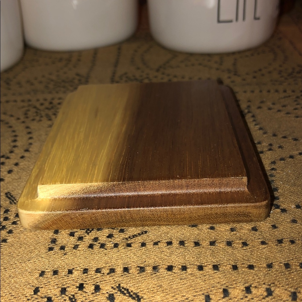 Rae Dunn SALT Large Salt Cellar with Wood Lid - Picture 7 of 11